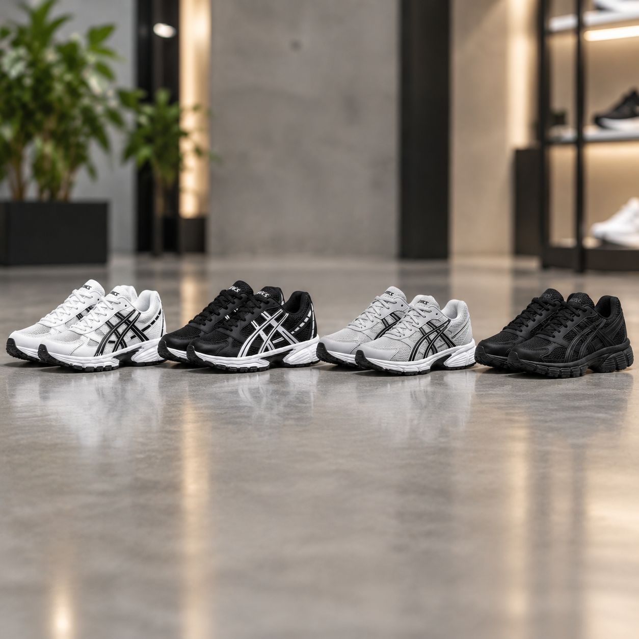 کفش ورزشی Asics مردانه مدل Arian-طوسی