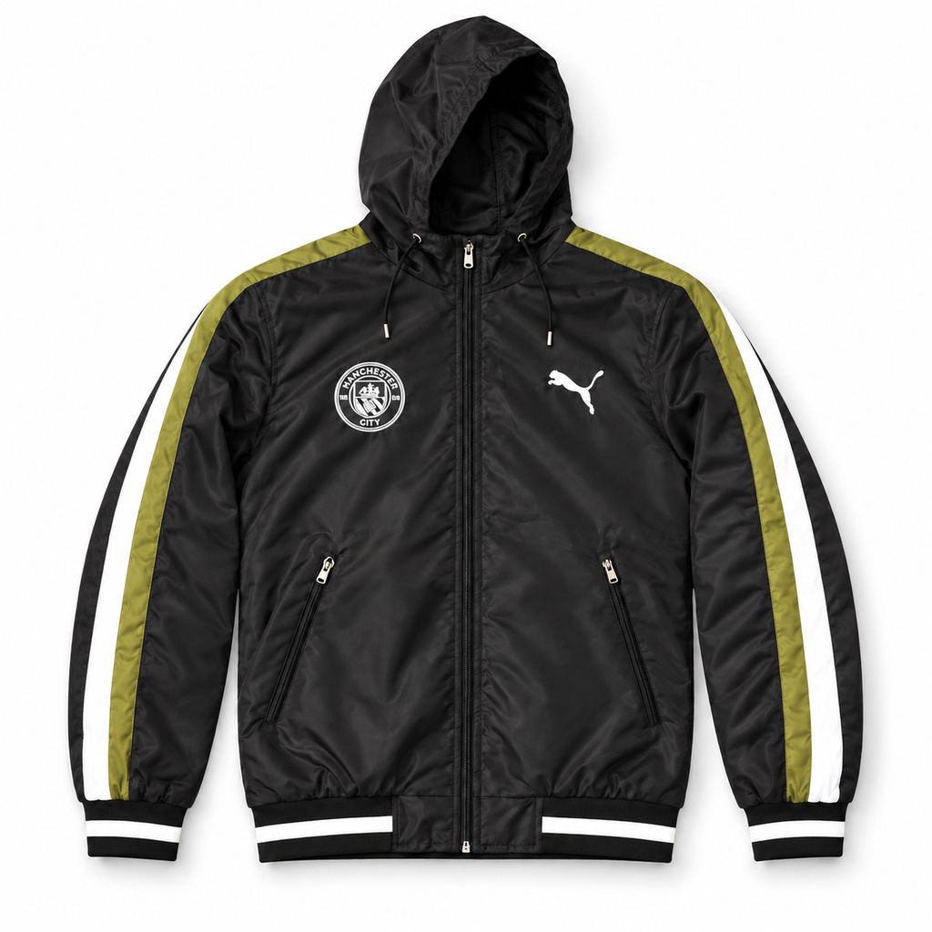 کاپشن مردانه مشکی منچسترسیتی