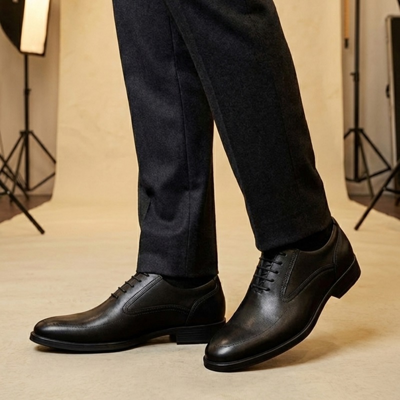 کفش رسمی بندی مردانه مدل Sabalan-مشکی